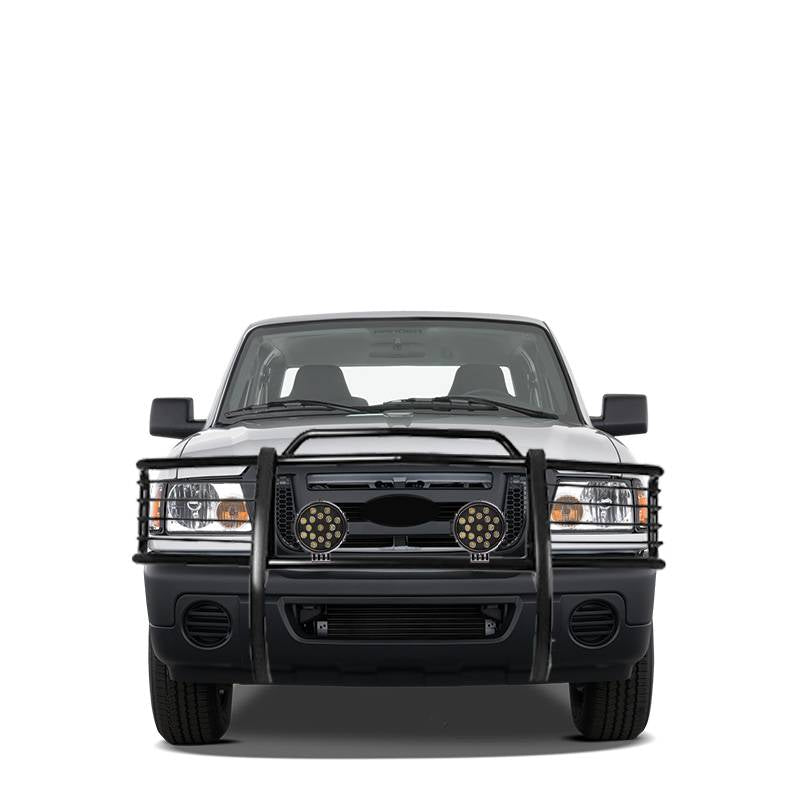 Grille Guard Kit | Black | With Set of 7" Black LED