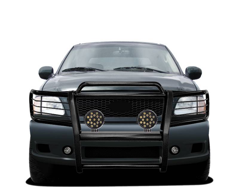Grille Guard Kit | Black | With Set of 7" Black LED
