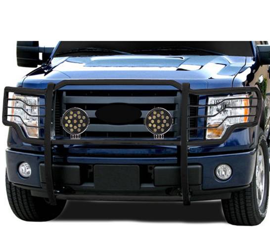 Grille Guard Kit | Black | With Set of 7" Black LED