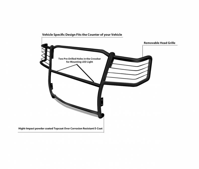 Grille Guard | Black | 17FB23MA
