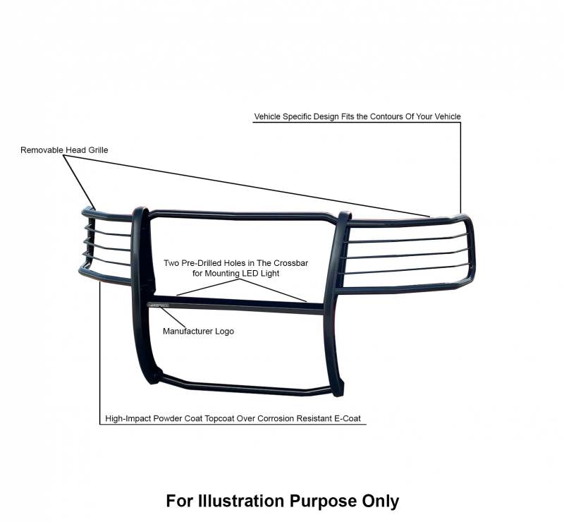 Grille Guard | Black | 17FP28MA