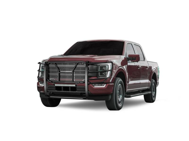 Rugged Heavy Duty Grille Guard Kit | Black