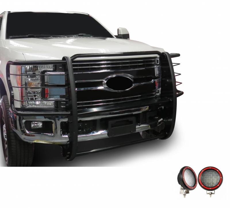 Grille Guard Kit | Black | 17FB28MA-PLFR