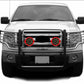 Grille Guard Kit | Stainless | With Set of 7" Red LED