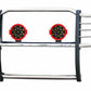 Grille Guard Kit | Stainless | With Set of 7" Red LED