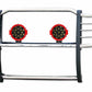 Grille Guard Kit | Stainless | With Set of 7" Red LED