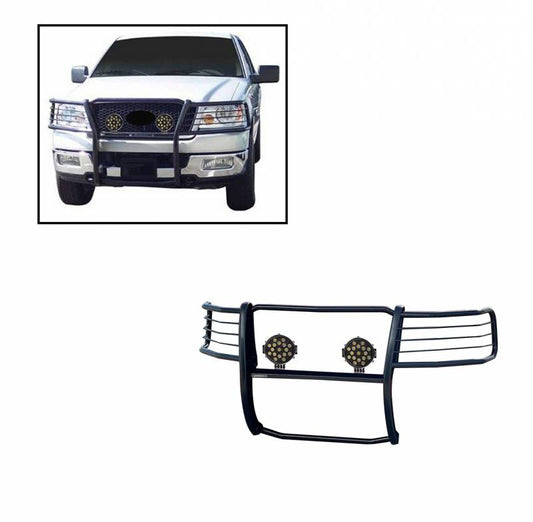 Grille Guard Kit | Black | With Set of 7" Black LED