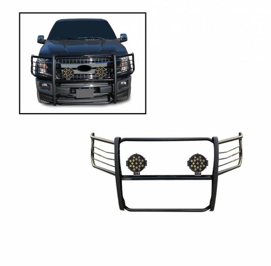 Grille Guard Kit | Black | With Set of 7" Black LED