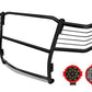 Grille Guard Kit | Black | With Set of 7" Red LED