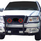 Grille Guard Kit | Black | With Set of 7" Red LED