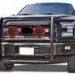 Grille Guard Kit | Black | With Set of 7" Red LED