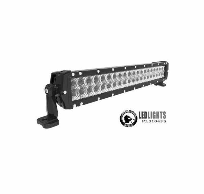 Rugged Heavy-Duty Grille Guard Kit | Black | With 20in LED Light Bar