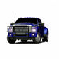 Rugged Heavy-Duty Grille Guard Kit | Black | With 20in LED Light Bar | RU-FOF211-B-KIT